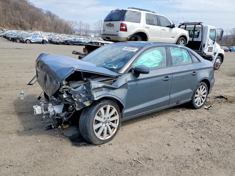 2017 Audi VIN WAUB8GFF0H1059736 COPART salvage auction — FRONT END, Salvage Title, sold $525 on 2026-07-14 (photo 1)