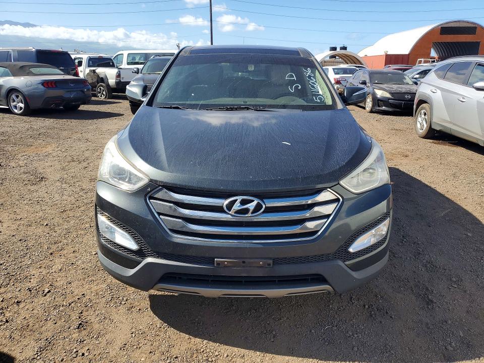 2013 Hyundai Santa fe VIN 5XYZU3LB6DG015662 COPART salvage auction — SIDE, Hi - Certificate Of Salvage, sold $300 on 2026-07-13 (photo 5)