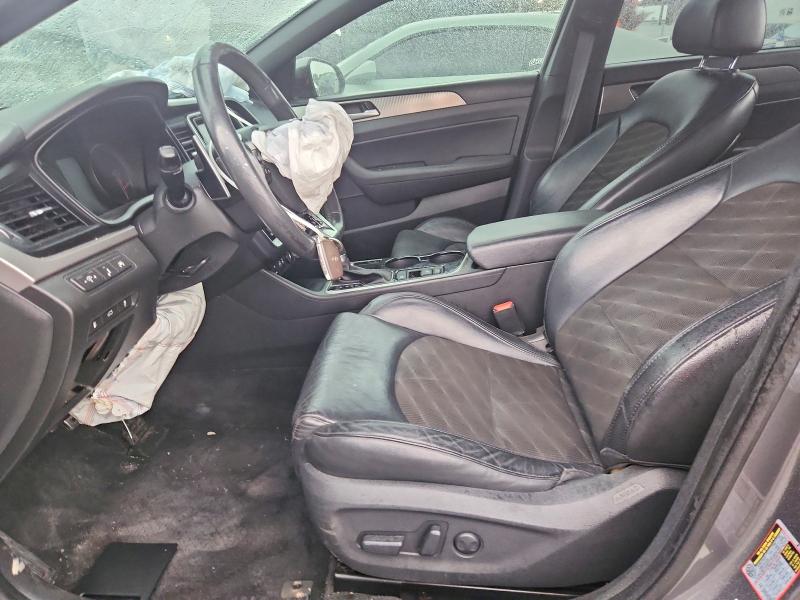 2018 Hyundai Sonata VIN 5NPE34AF3JH709789 COPART salvage auction — FRONT END, Salvage Title, sold $1,150 on 2026-10-05 (photo 7)