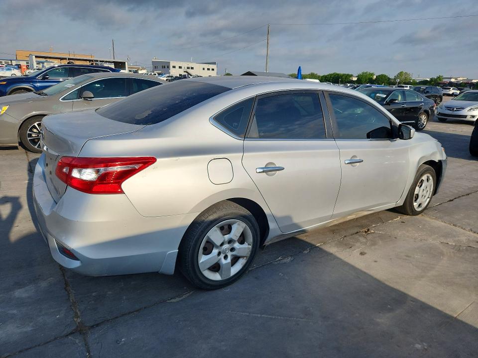 2017 Nissan Sentra VIN 3N1AB7AP8HY324076 COPART salvage auction — FRONT END, Tx - Salvage Vehicle Title, sold $900 on 2026-07-09 (photo 3)