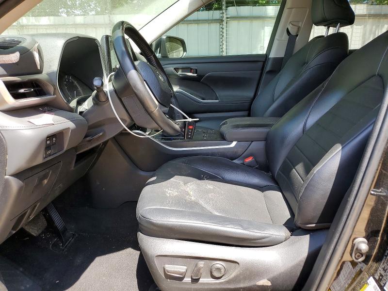 2023 Toyota VIN 5TDKDRAH0PS026076 COPART salvage auction — FRONT END, Ga - Cert Of Title-Salvage, sold $12,000 on 2026-07-31 (photo 7)