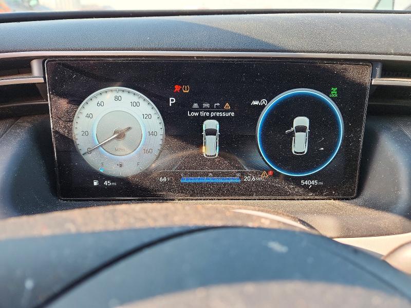 2022 Hyundai Tucson VIN 5NMJECAE3NH157806 COPART salvage auction — FRONT END, IL - SALVAGE CERTIFICATE, sold $9,200 on 2026-07-10 (photo 9)
