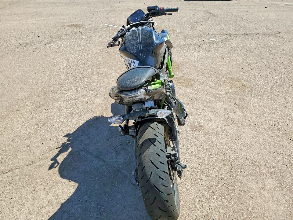 2022 Kawasaki Er VIN ML5EREL12NDA73929 COPART salvage auction — FRONT END, Az - Cert Of Title - Salvage, sold $950 on 2026-07-27 (photo 4)