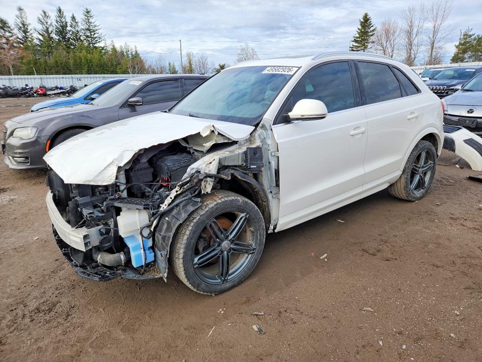 2017 Audi Q3 VIN WA1JCCFS1HR015565 COPART salvage auction — FRONT END, On - Permit Salvage, sold $200 on 2026-07-21 (photo 1)