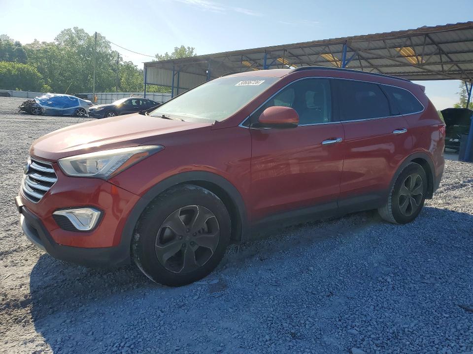 2016 Hyundai Santa fe VIN KM8SM4HF3GU142998 COPART salvage auction — FRONT END, Ga - Cert Of Title-Salvage, sold $2,000 on 2026-07-30 (photo 1)