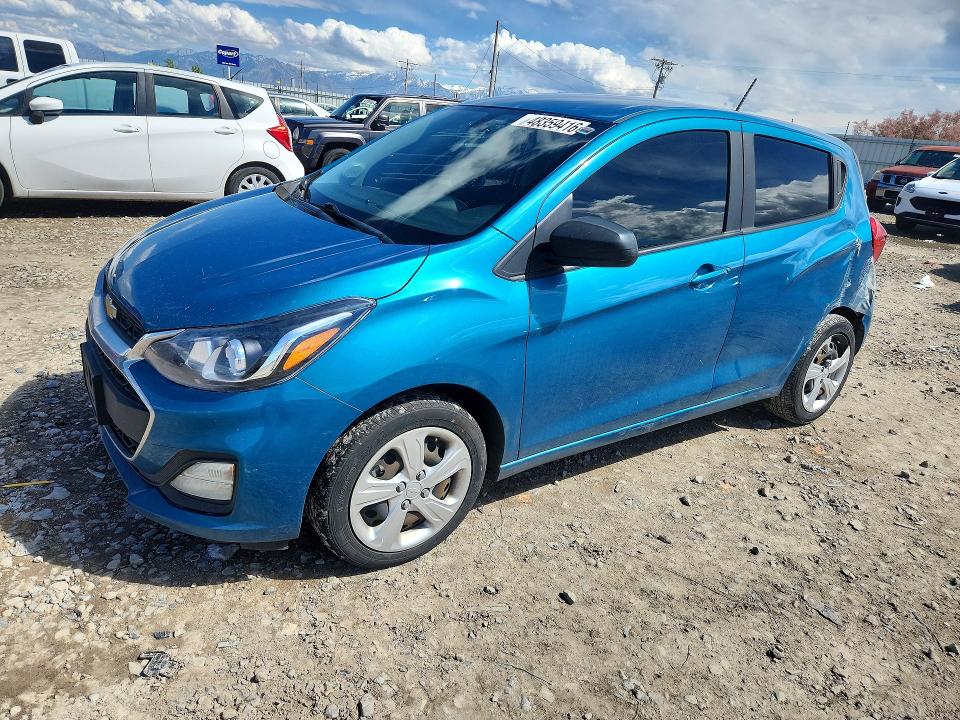 2021 Chevrolet Spark VIN KL8CB6SAXMC709757 COPART salvage auction — REAR END, Ut - Salvage Certificate, sold $1,350 on 2026-07-31 (photo 1)