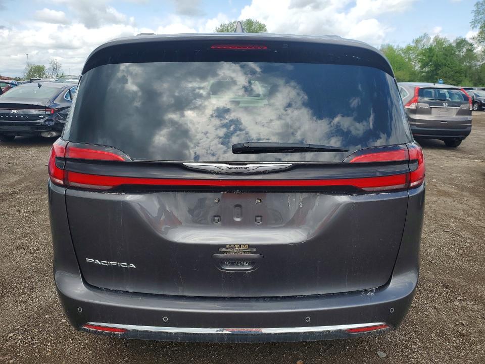 2022 Chrysler Pacifica VIN 2C4RC1BGXNR100151 COPART salvage auction — HAIL, Ia - Cert Of Title-Salvage Title, sold $5,700 on 2026-07-24 (photo 6)