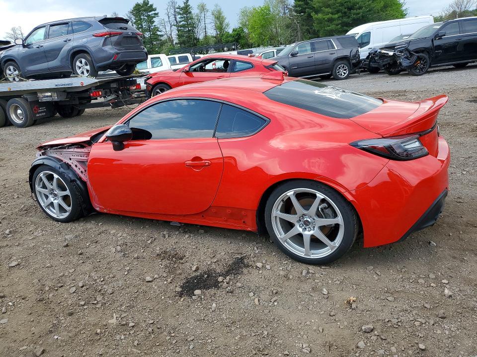 2023 Toyota Gr 86 VIN JF1ZNBE19P9760915 COPART salvage auction — FRONT END, Md - Cert Of Salvage > 75% Damage, sold $1,000 on 2026-07-27 (photo 2)