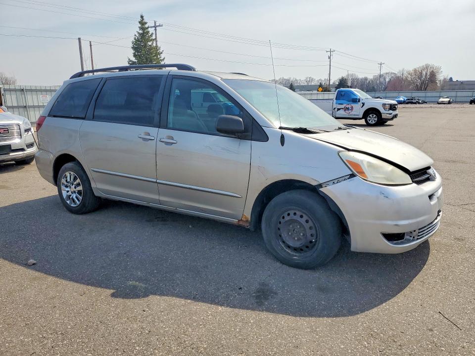 2005 Toyota Sienna VIN 5TDZA23C45S342142 COPART salvage auction — FRONT END, MN - CERTIFICATE OF TITLE, sold $600 on 2026-07-28 (photo 4)