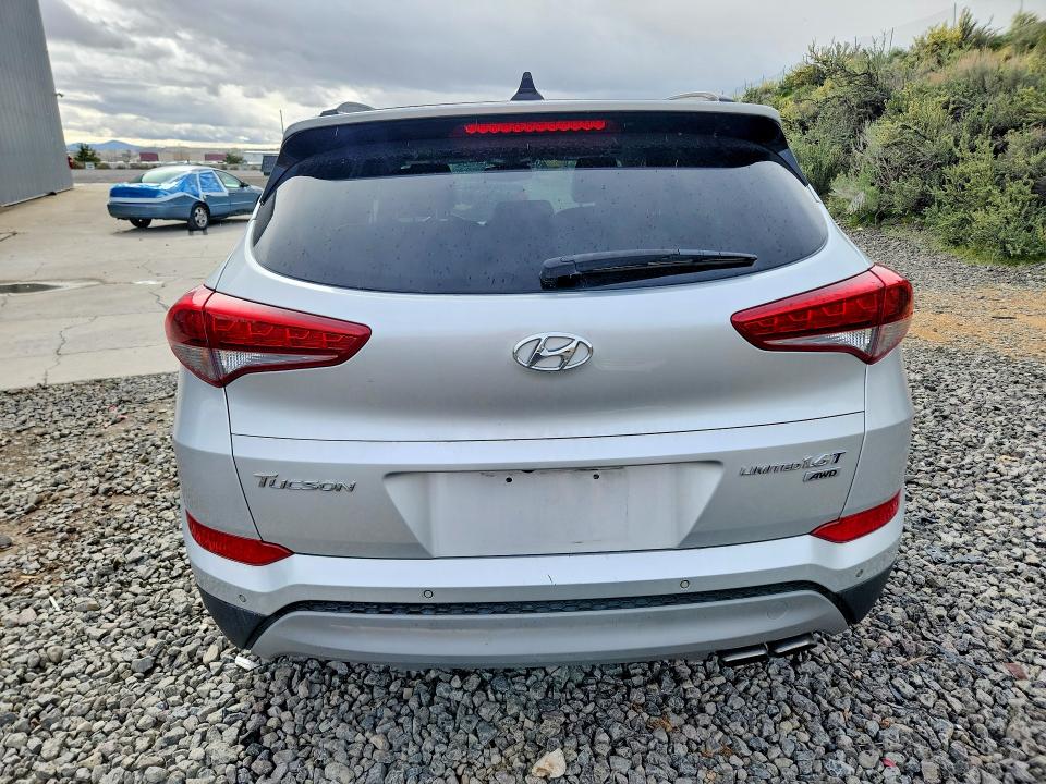 2018 Hyundai Tucson VIN KM8J3CA23JU653327 COPART salvage auction — FRONT END, Nv - Salvage Title, sold $6,100 on 2026-07-02 (photo 6)