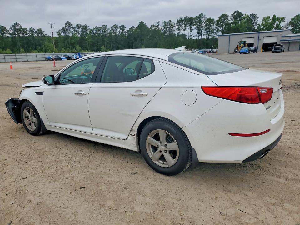 2015 Kia Optima VIN KNAGM4A76F5608104 COPART salvage auction — FRONT END, Sc - Cert Of Title-Salvage, sold $550 on 2026-07-27 (photo 2)