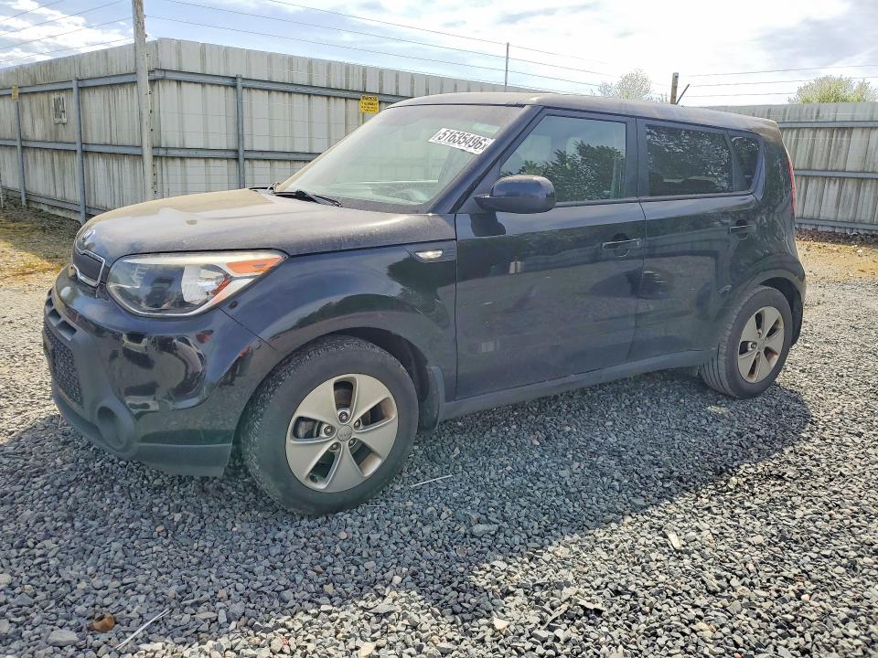 2014 Kia Soul VIN KNDJN2A25E7715758 COPART salvage auction — FRONT END, Wa - Vehicle Cert Of Ownership-Titl, sold $425 on 2026-07-13 (photo 1)