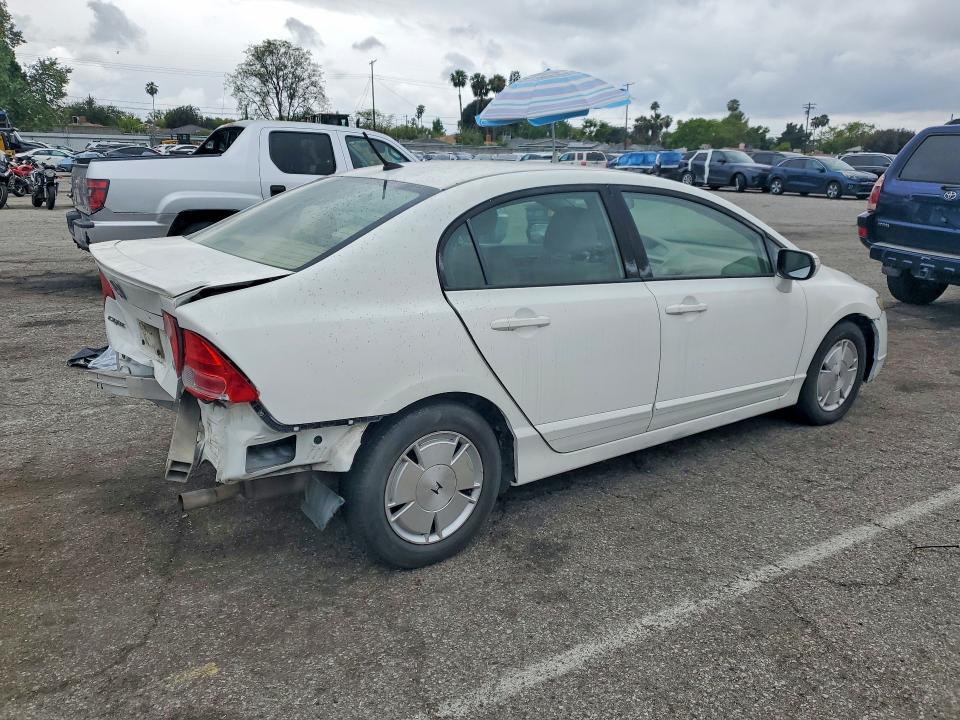 2006 Honda Civic VIN JHMFA36226S016052 COPART salvage auction — REAR END, CA - LIEN PAPERS-SALVAGE OR AC, sold $325 on 2026-07-24 (photo 3)