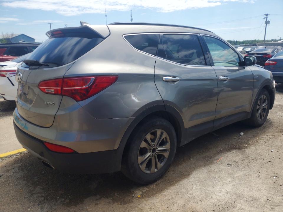 2014 Hyundai Santa fe VIN 5XYZU3LB0EG125558 COPART salvage auction — FRONT END, Ky - Bill Of Sale/Part Only/No Titl, sold $1,500 on 2026-07-22 (photo 3)