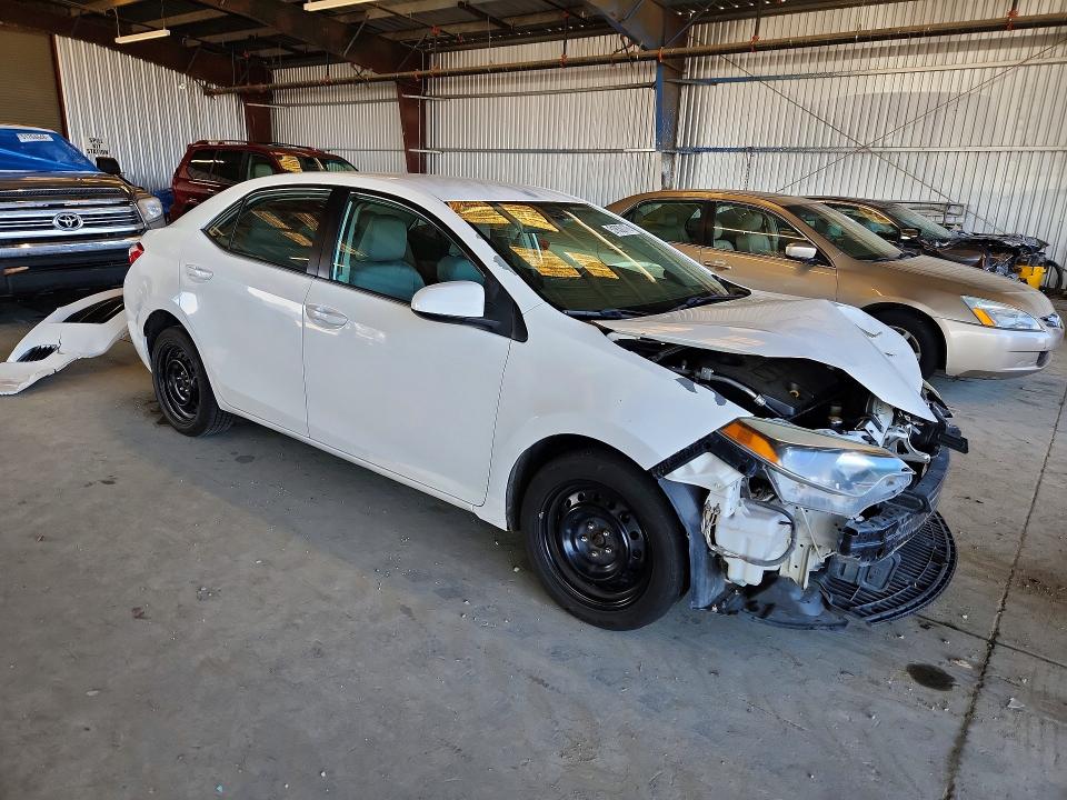 2015 Toyota Corolla VIN 5YFBURHE2FP260688 COPART salvage auction — FRONT END, Ca - Salvage Certificate, sold $1,350 on 2026-07-09 (photo 4)