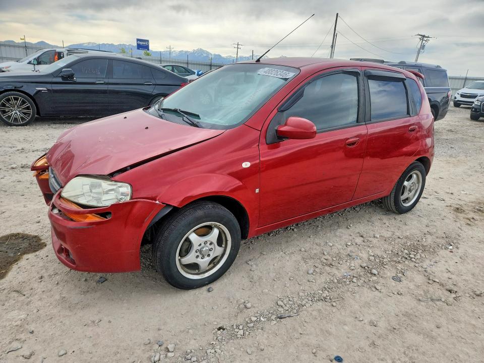 2008 Chevrolet Aveo VIN KL1TD666X8B075859 COPART salvage auction — FRONT END, Ut - Salvage Certificate, sold $225 on 2026-07-07 (photo 1)