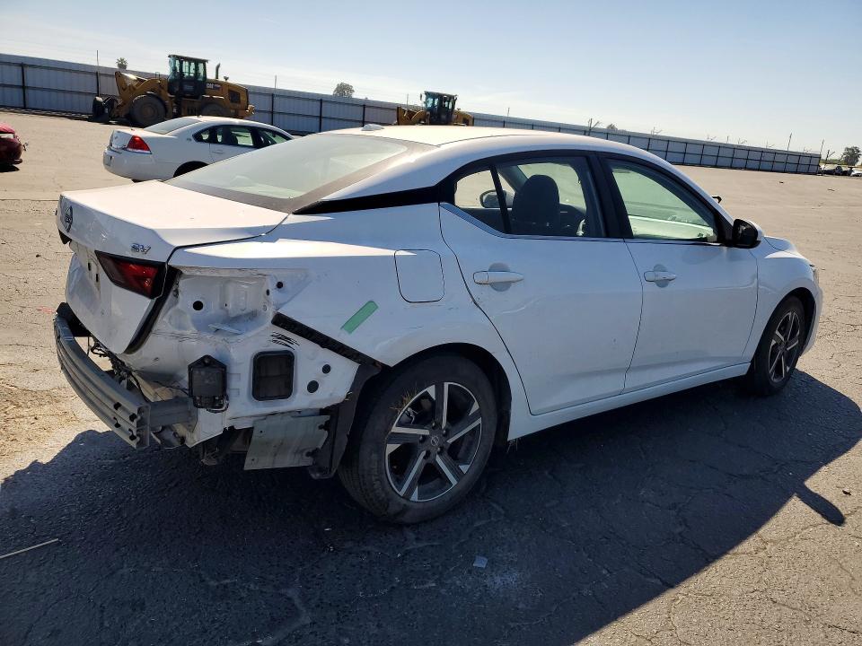 2024 Nissan Sentra VIN 3N1AB8CV6RY253527 COPART salvage auction — VANDALISM, Ca - Salvage Certificate, sold $3,950 on 2026-07-09 (photo 3)