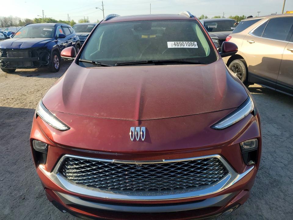 2025 Buick Encore VIN KL4AMGSL8SB191404 COPART salvage auction — FRONT END, In - Cert Of Title-Salvage Title, sold $150 on 2026-07-17 (photo 5)