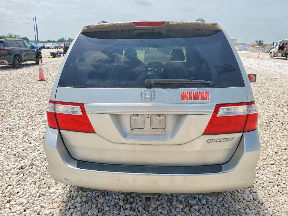2007 Honda Odyssey VIN 5FNRL38647B438928 COPART salvage auction — FRONT END, Tx - Salvage Vehicle Title, sold $375 on 2026-07-02 (photo 6)
