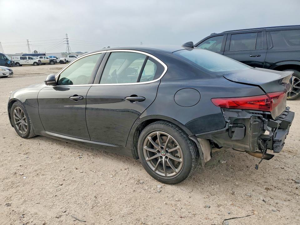 2019 Alfa romeo Giulia VIN ZARFAMAN9K7603604 COPART salvage auction — REAR END, Tx - Salvage Vehicle Title, sold $6,700 on 2026-07-10 (photo 2)