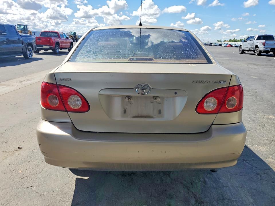 2005 Toyota Corolla VIN 1NXBR32E95Z393730 COPART salvage auction — FRONT END, Ca - Salvage Certificate, sold $575 on 2026-07-02 (photo 6)