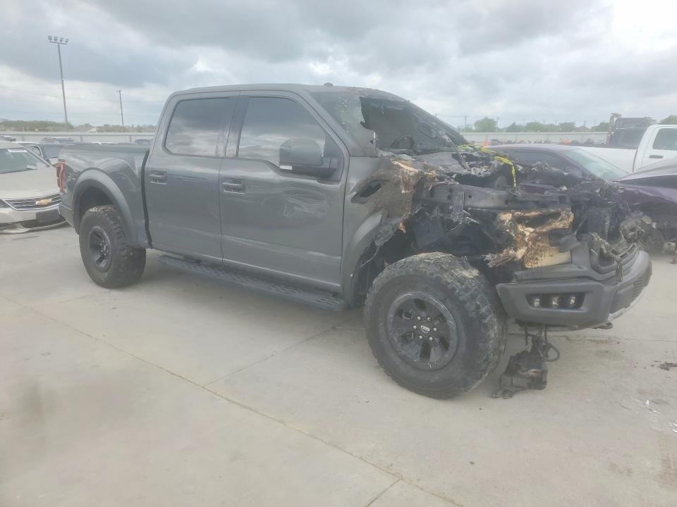 2018 Ford F-150 lightning VIN 1FTFW1RG7JFB95723 COPART salvage auction — ENGINE BURN, Tx - Nonrepairable Title, sold $2,100 on 2026-07-09 (photo 4)