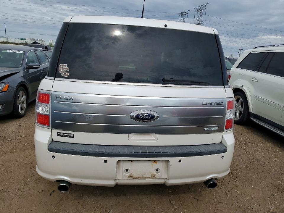 2011 Ford Flex VIN 2FMHK6DT9BBD16143 COPART salvage auction — FRONT END, Il - Salvage Certificate, sold $425 on 2026-07-09 (photo 6)