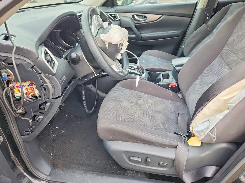 2016 Nissan Rogue VIN KNMAT2MT1GP669312 COPART salvage auction — FRONT END, Tx - Salvage Vehicle Title, sold $350 on 2026-07-09 (photo 7)