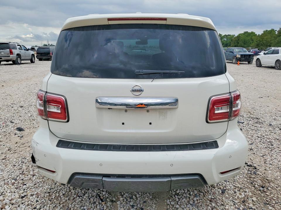 2017 Nissan Armada VIN JN8AY2NF5H9304071 COPART salvage auction — REAR END, Tx - Cert Of Title-Rebuilt Salvage, sold $6,700 on 2026-07-07 (photo 6)