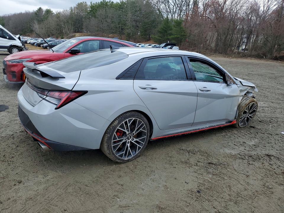 2023 Hyundai Elantra VIN KMHLW4AK8PU018828 COPART salvage auction — FRONT END, Salvage Title, sold $1,650 on 2026-07-23 (photo 3)