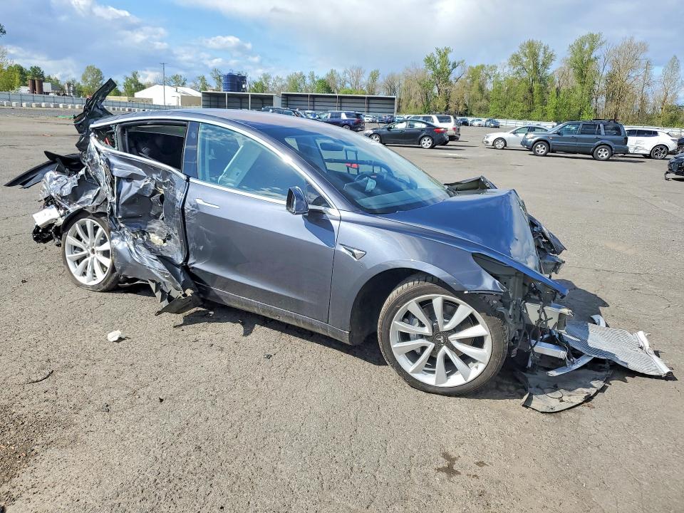 2018 Tesla Model 3 VIN 5YJ3E1EA8JF050976 COPART salvage auction — ALL OVER, Or - Salvage Title Certificate, sold $2,000 on 2026-07-22 (photo 4)