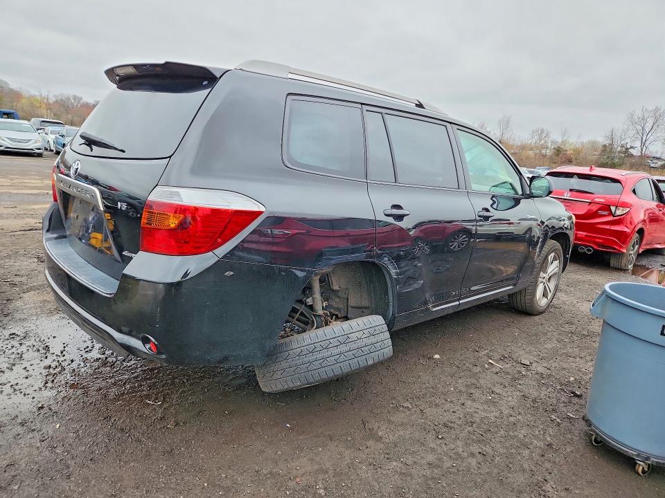 2008 Toyota Highlander VIN JTEES43A282097449 COPART salvage auction — REAR END, CT - CERT OF TITLE-SALVAGE, sold $1,900 on 2026-07-14 (photo 3)