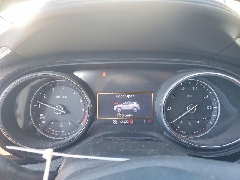 2022 Buick Encore VIN KL4MMDSLXNB059146 COPART salvage auction — HAIL, Ky - Hail Salvage Brand, sold $6,400 on 2026-07-23 (photo 9)