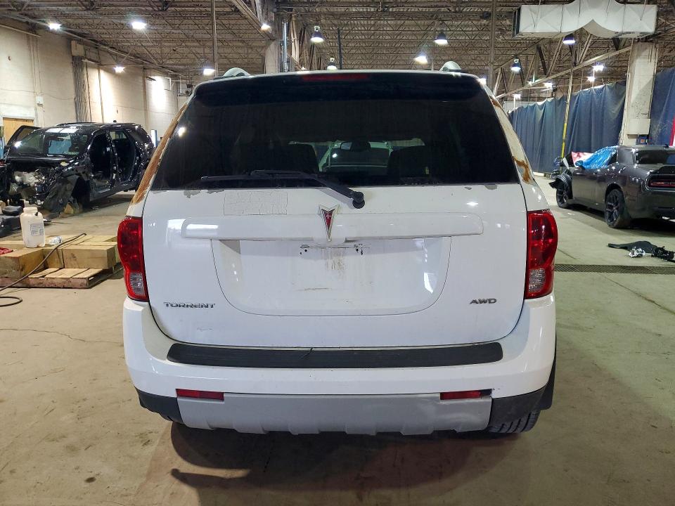 2008 Pontiac Torrent VIN 2CKDL43F686340183 COPART salvage auction — FRONT END, Mi - Certificate Of Title, sold $325 on 2026-07-31 (photo 6)