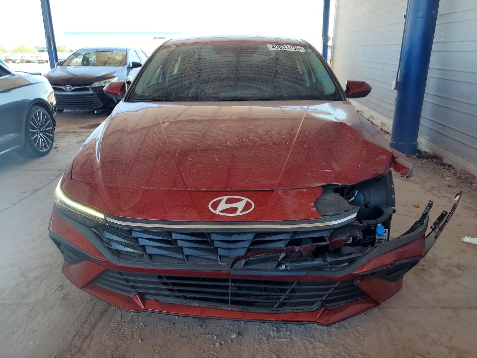 2025 Hyundai Elantra VIN KMHLM4DJ5SU150298 COPART salvage auction — FRONT END, ID - SALVAGE CERTIFICATE OF TITLE, sold $6,200 on 2026-07-14 (photo 5)