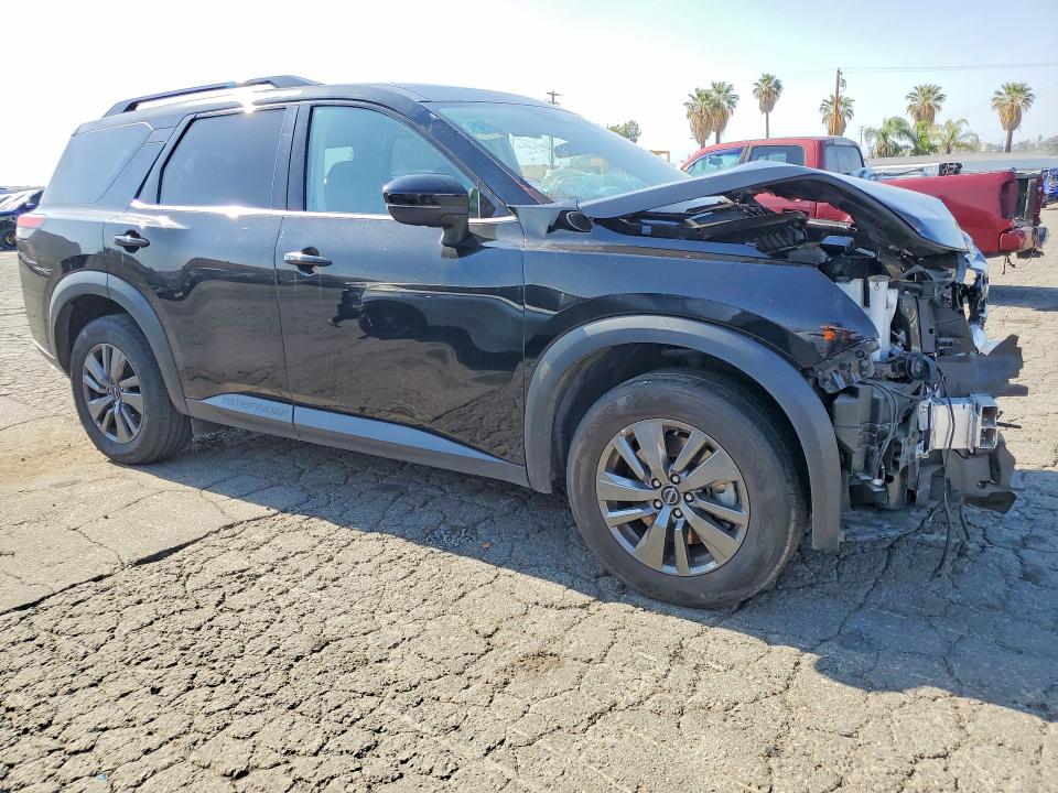 2024 Nissan Pathfinder VIN 5N1DR3BA4RC286960 COPART salvage auction — FRONT END, Fl - Cert Of Title Slvg Rebuildable, sold $7,800 on 2026-07-30 (photo 4)
