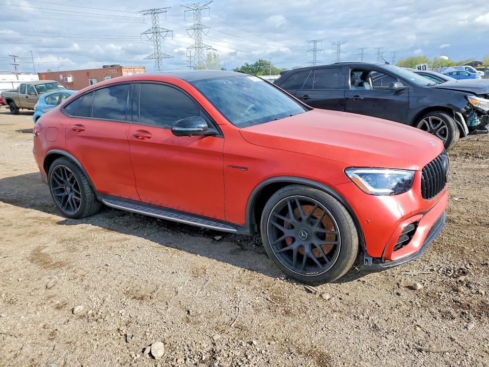 2021 Mercedes-benz Glc class VIN W1N0J8KB9MF910901 COPART salvage auction — FRONT END, Wv - Salvage Certificate, sold $23,400 on 2026-07-08 (photo 4)