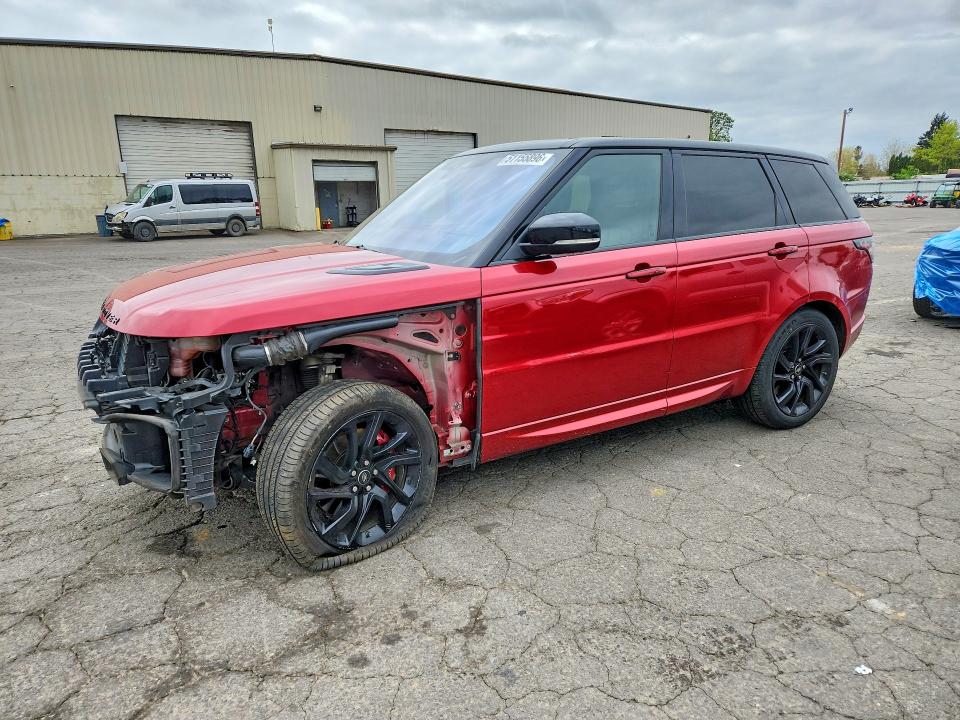 2019 Land rover RANGE ROVER VIN SALWV2SV1KA841668 COPART salvage auction — FRONT END, Id - Salvage Certificate Of Title, sold $12,800 on 2026-07-27 (photo 1)