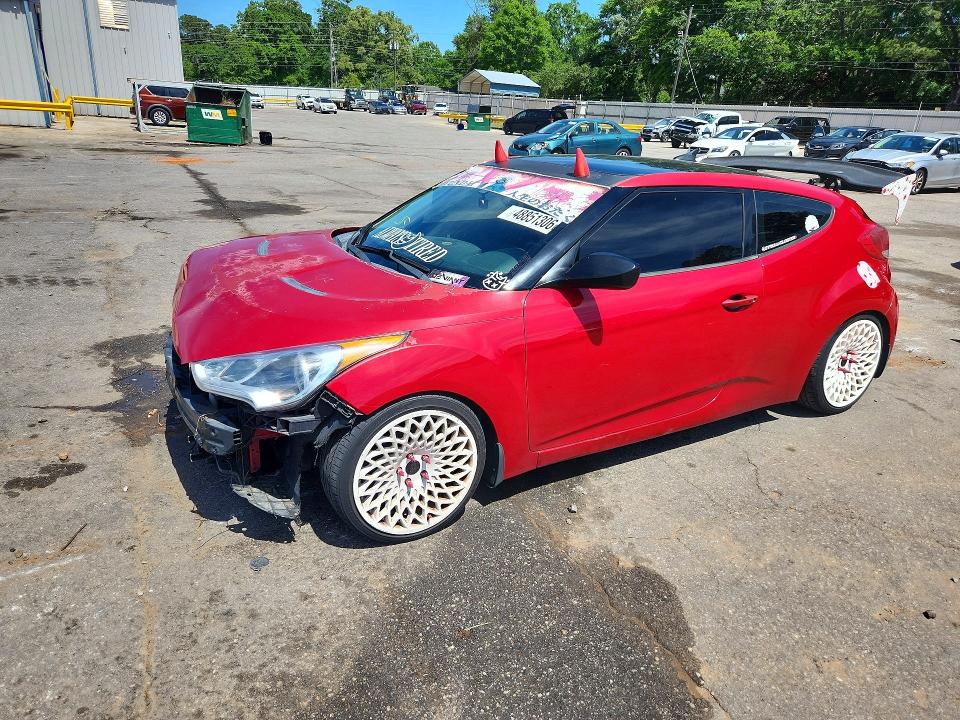 2012 Hyundai Veloster VIN KMHTC6ADXCU049076 COPART salvage auction — FRONT END, Al - Cert Of Title-Salvage Title, sold $475 on 2026-07-27 (photo 1)