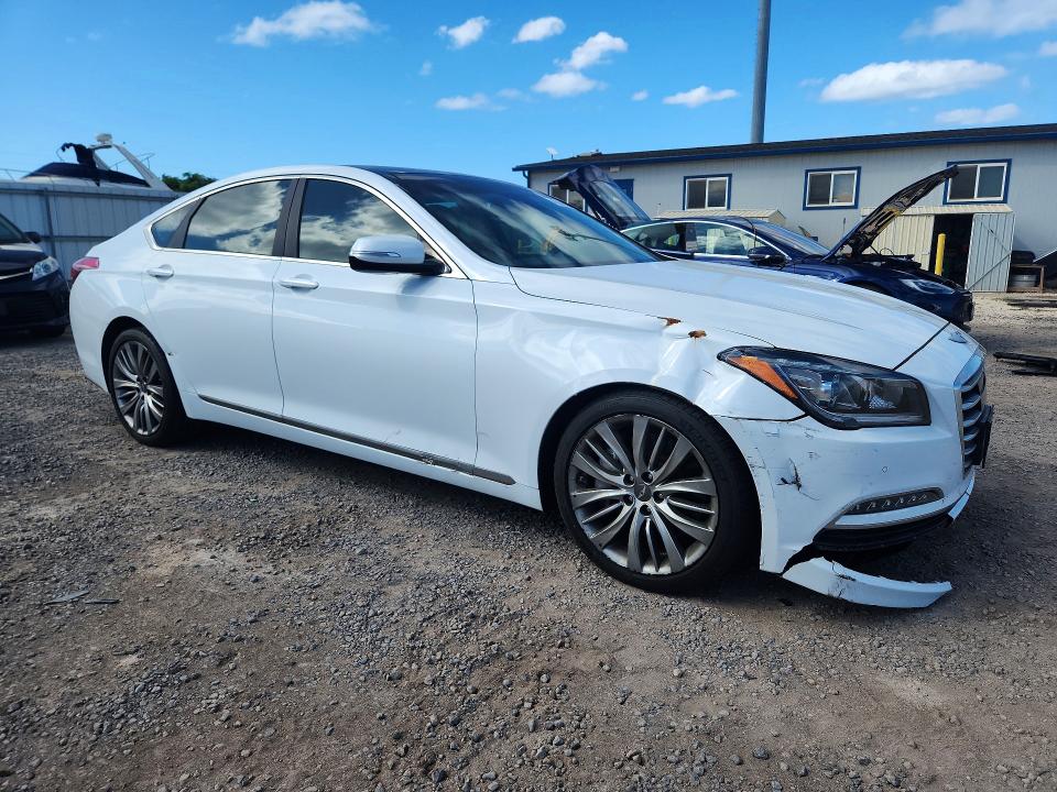 2015 Hyundai Genesis VIN KMHGN4JF5FU102708 COPART salvage auction — FRONT END, Hi - Certificate Of Title, sold $2,700 on 2026-07-27 (photo 4)