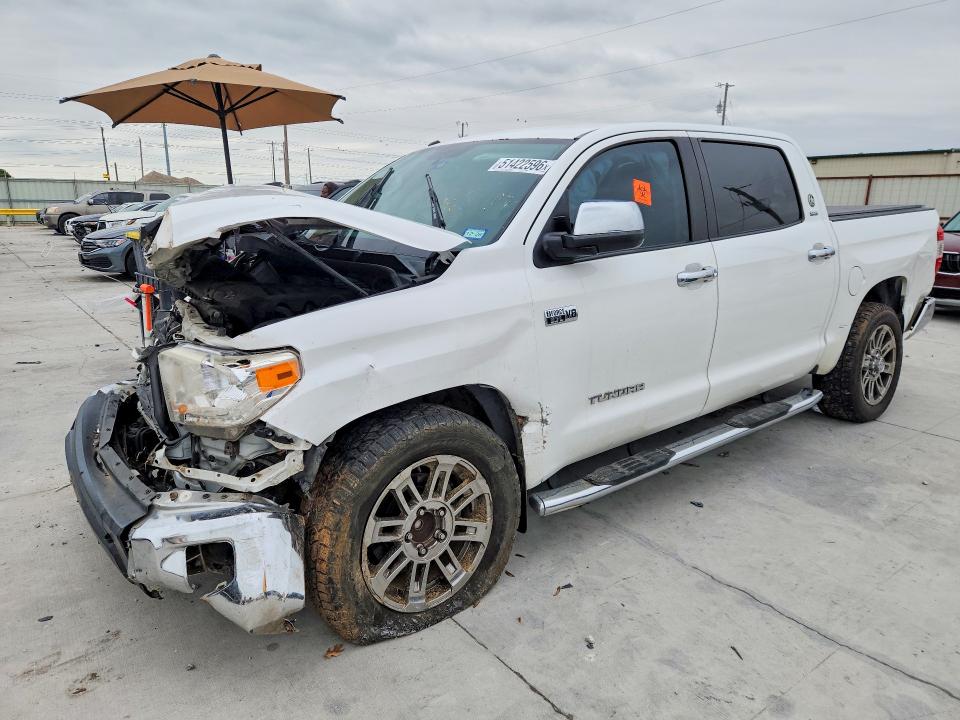 2016 Toyota Tundra VIN 5TFEW5F1XGX197729 COPART salvage auction — FRONT END, Tx - Salvage Vehicle Title, sold $5,800 on 2026-07-07 (photo 1)