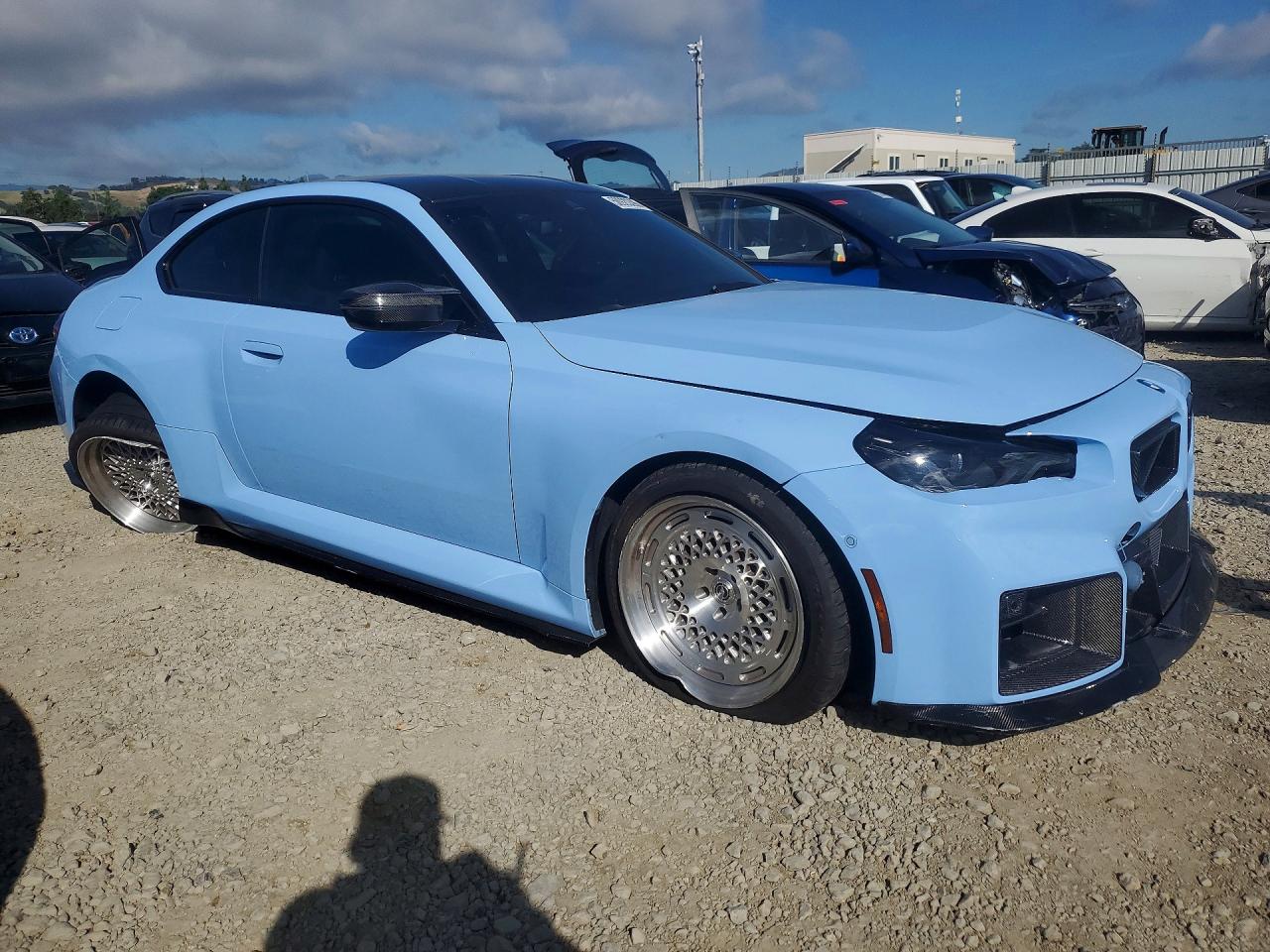 2025 BMW M2 VIN 3MF23DM01S8F08582 COPART salvage auction — Undercarriage, CA - SALVAGE CERTIFICATE, sold $37,500 on 2026-06-02 (photo 4)