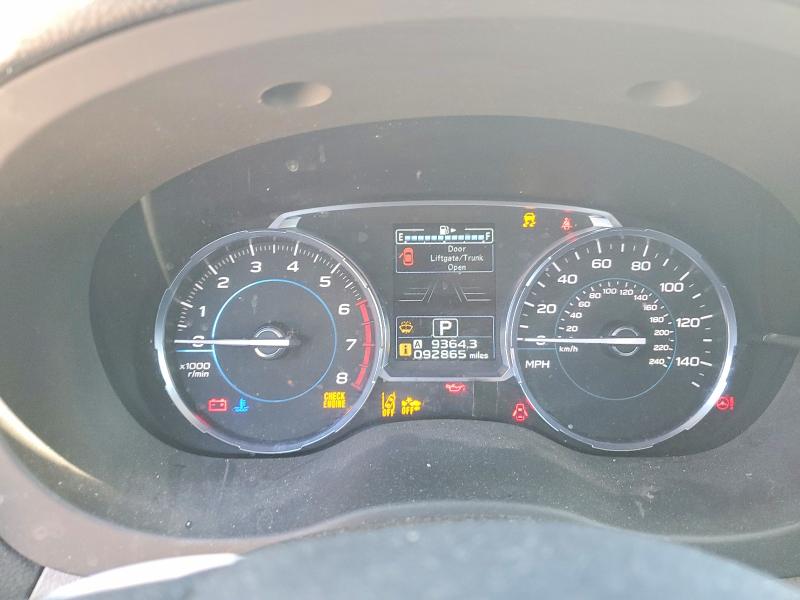 2017 Subaru Forester VIN JF2SJAGC7HH472996 COPART salvage auction — VANDALISM, Salvage Title, sold $1,550 on 2026-07-16 (photo 9)