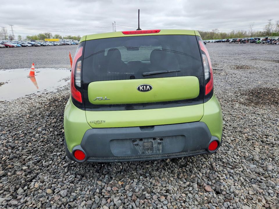 2014 Kia Soul VIN KNDJN2A21E7736204 COPART salvage auction — FRONT END, Il - Salvage Certificate, sold $350 on 2026-07-27 (photo 6)
