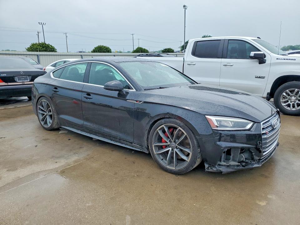 2019 Audi VIN WAUB4CF53KA098159 COPART salvage auction — FRONT END, Tx - Salvage Vehicle Title, sold $6,000 on 2026-07-27 (photo 4)