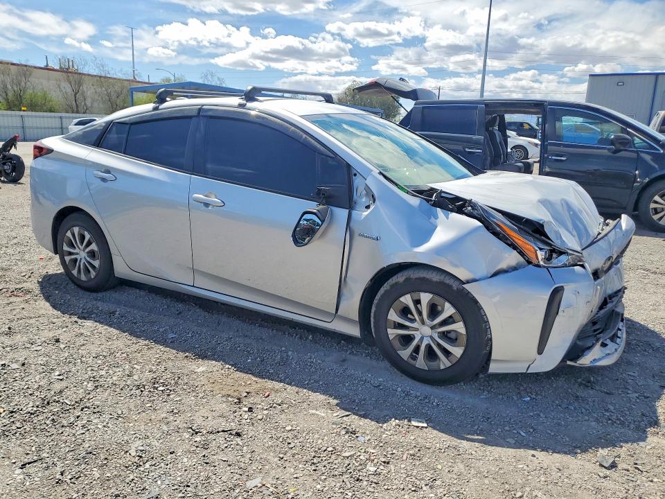 2021 Toyota Prius VIN JTDKAMFU5M3139715 COPART salvage auction — FRONT END, Id - Salvage Certificate Of Title, sold $4,650 on 2026-07-09 (photo 4)
