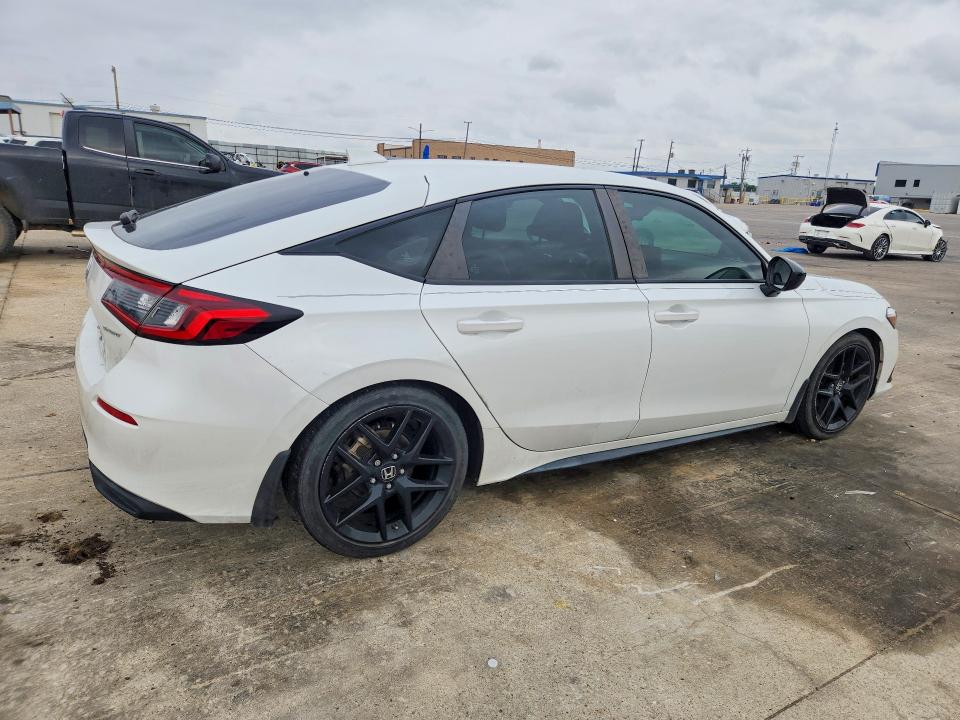 2023 Honda Civic VIN 19XFL2H89PE022992 COPART salvage auction — WATER/FLOOD, Tx - Salvage Title-Flood Damage, sold $8,400 on 2026-07-09 (photo 3)