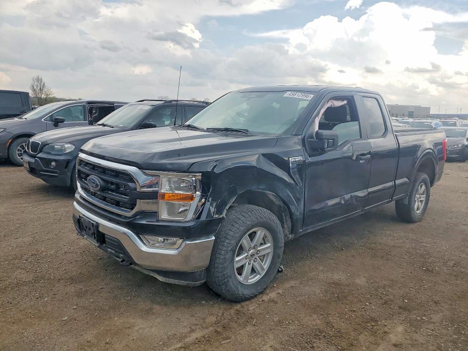 2022 Ford F-150 VIN 1FTEX1EP5NKF30618 COPART salvage auction — FRONT END, Ia - Cert Of Title-Salvage Title, sold $8,600 on 2026-07-03 (photo 1)