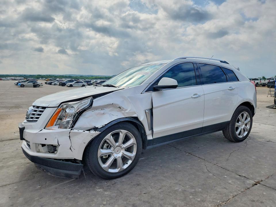 2015 Cadillac Srx VIN 3GYFNDE39FS637826 COPART salvage auction — FRONT END, TX, sold $3,600 on 2026-08-03 (photo 1)