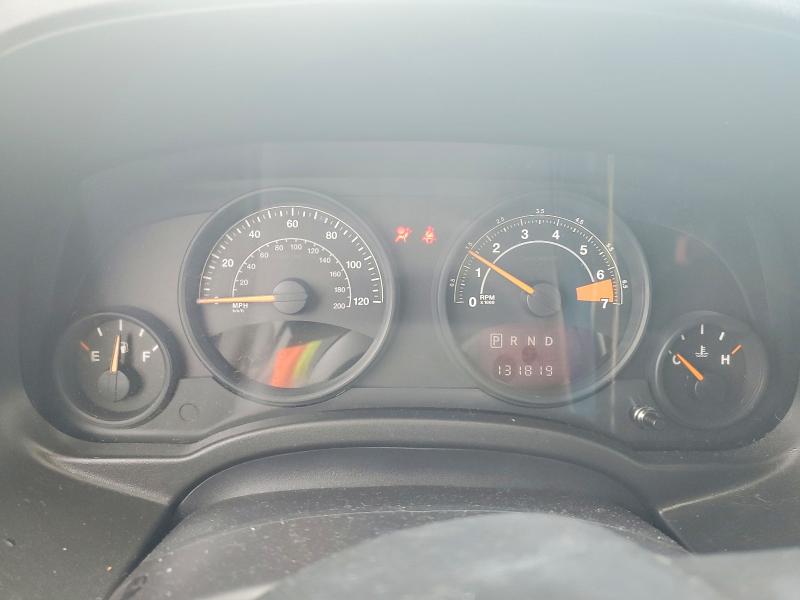 2014 Jeep Compass VIN 1C4NJDBB7ED709436 COPART salvage auction — FRONT END, Salvage Title, sold $200 on 2026-07-21 (photo 9)